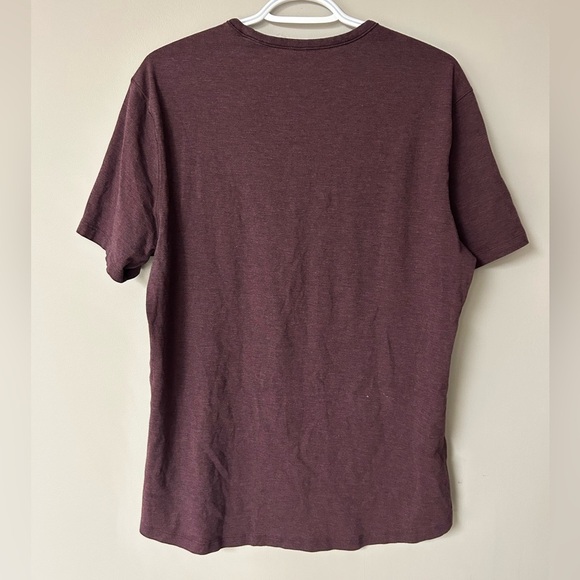 Lululemon 5 Year Basic Burgundy T Shirt - Picture 3 of 5